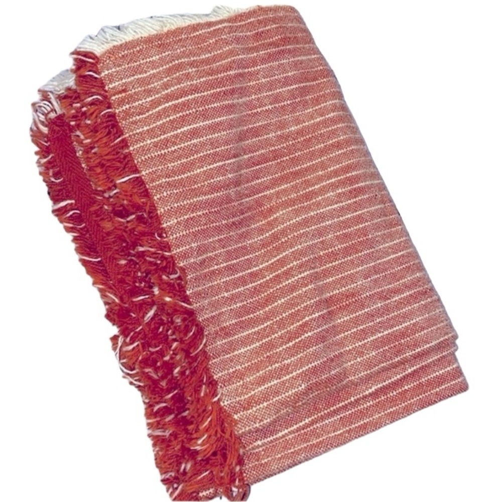Set of 4 striped napkins
